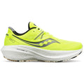 Men's Saucony Triumph 20, Citron/Black, 8.5 D Medium
