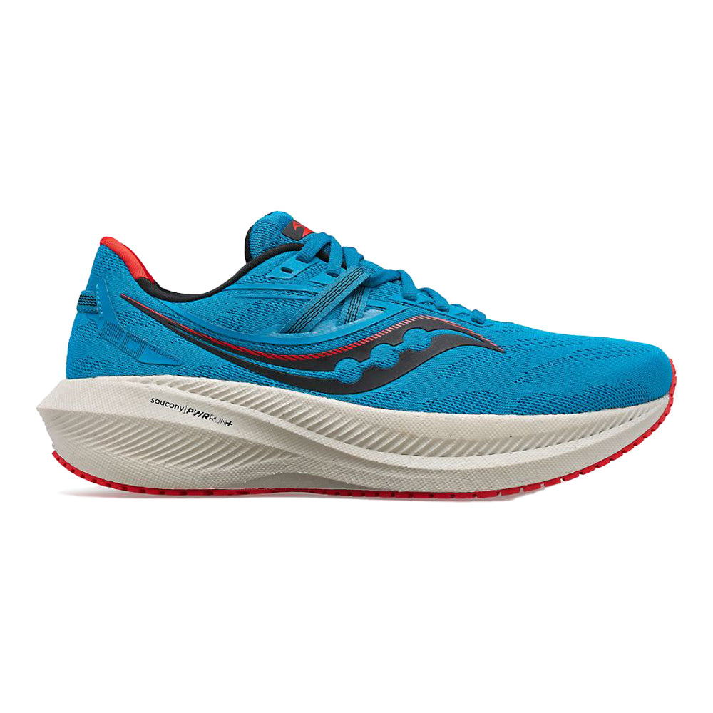 Men's Saucony Triumph 20, Ocean/Redrock, 11 2E Wide