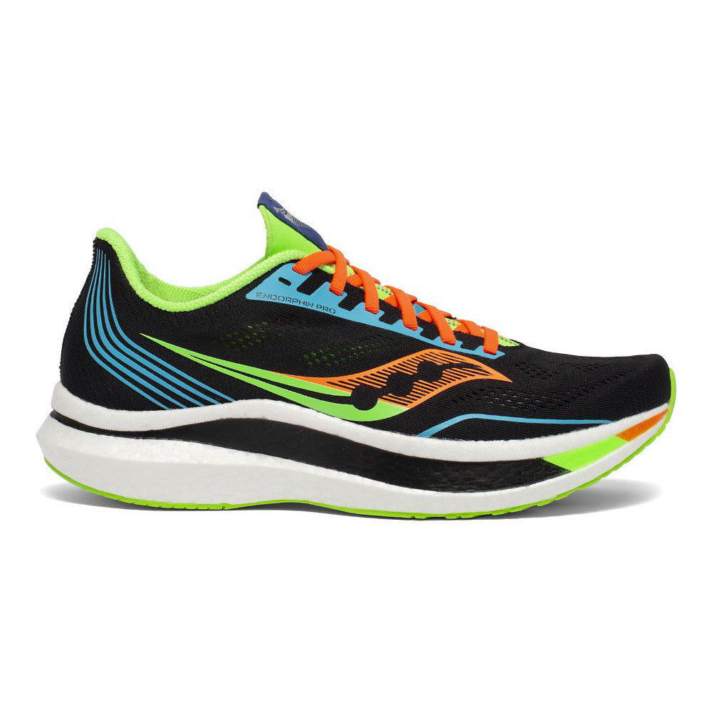 Men's Saucony Endorphin Pro, Future/Black, 10 D Medium