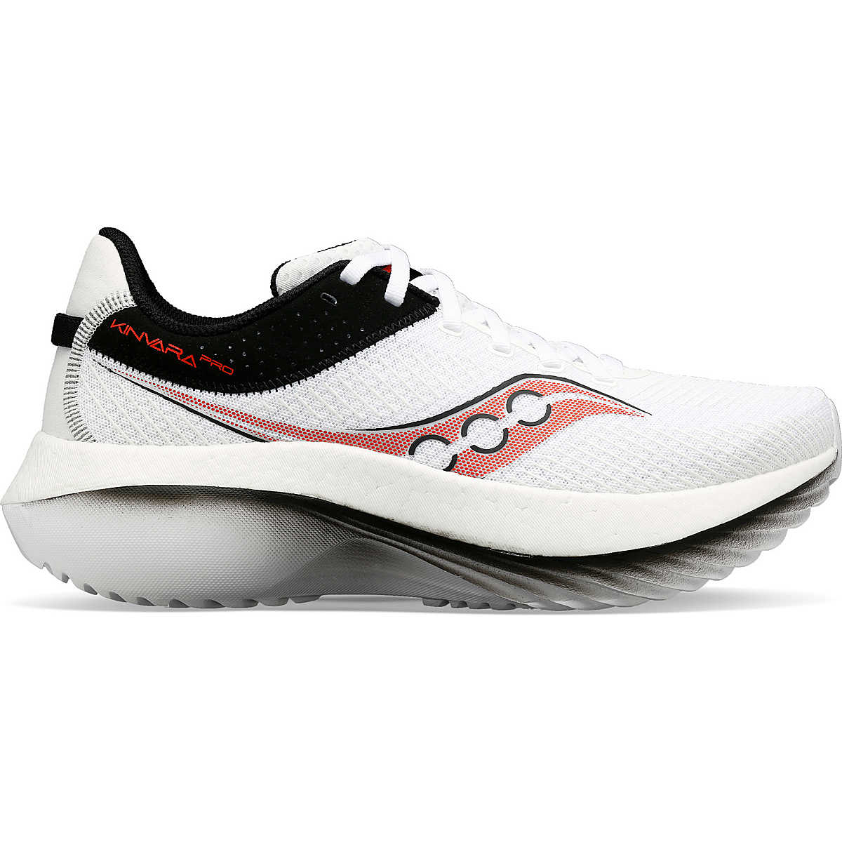 Men's Saucony Kinvara Pro, White/Infrared, 11.5 D Medium