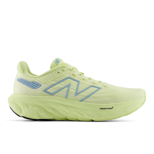 Women's New Balance Fresh Foam X 1080v13, Limelight/Chrome Blue/Silver Metallic, 8.5 B Medium