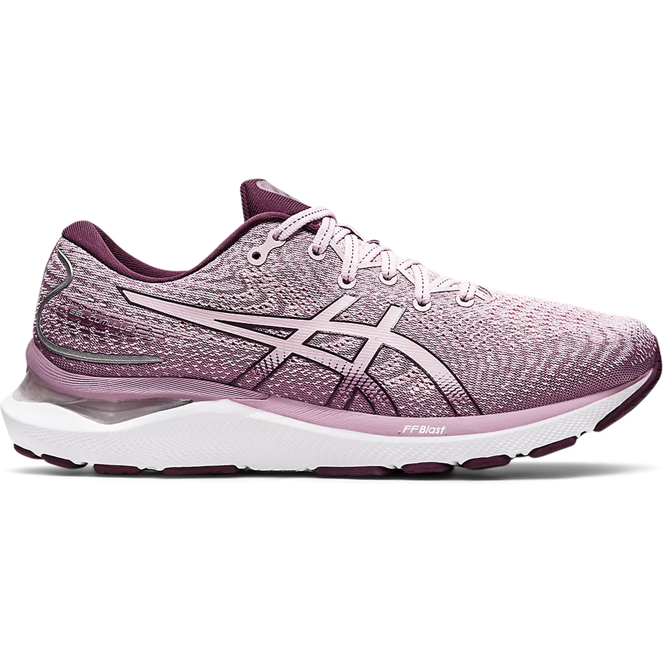 Women's Asics GEL-Cumulus 24, Barely Rose/Deep Plum, 11 B Medium
