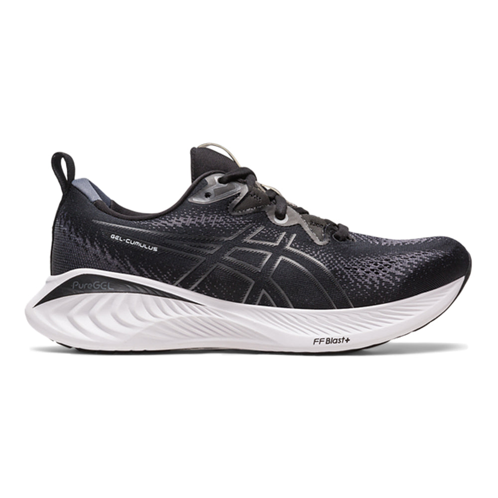 Women's Asics Gel-Cumulus 25, Black/White, 10 2A Narrow