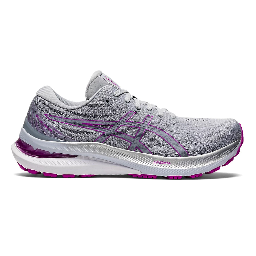Women's Asics Gel-Kayano 29, Piedmont Grey/Orchid, 8 D Wide