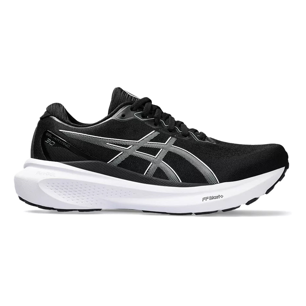 Women's Asics Gel-Kayano 30, Black/Sheet Rock, 7.5 D Wide