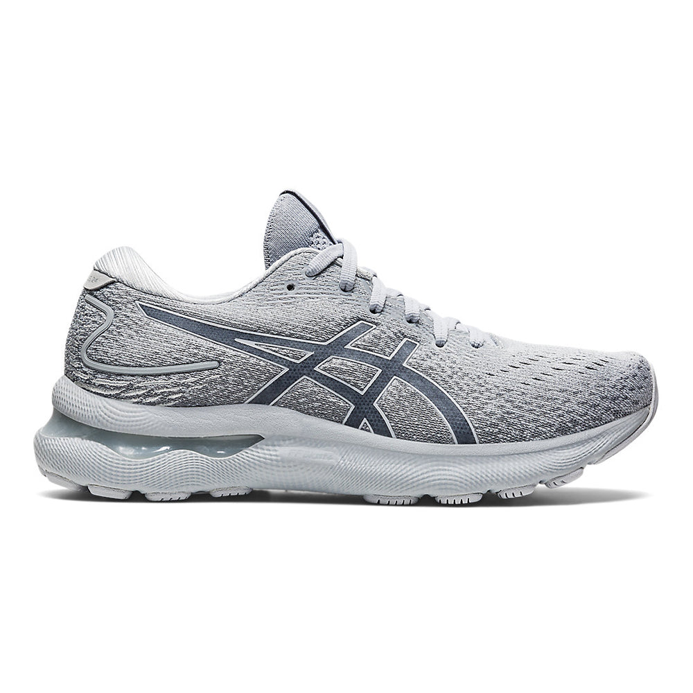 Women's Asics GEL-Nimbus 24, Piedmont Grey/Piedmont Grey, 8.5 B Medium