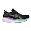 Women's Asics Gel-Nimbus 25, Black/Glow Yellow, 6.5 B Medium