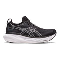 Women's Asics Gel-Nimbus 25, Black/Pure Silver, 10.5 B Medium
