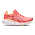 Women's Asics Gel-Nimbus 25, PAPAYA/DUSTY PURPLE, 7.5 B Medium