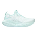 Women's Asics Gel-Nimbus 25, Soothing Sea/Pure Silver, 6 B Medium