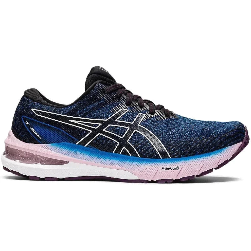 Women's Asics GT-2000 10, LAKE DRIVE/WHITE, 6.5 B Medium