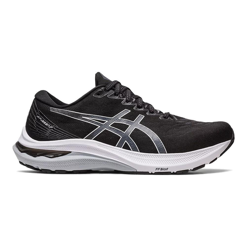 Women's Asics GT-2000 11, Black/White, 7 D Wide