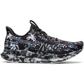 Women's Asics NOOSA TRI 14, BLACK/PURE SILVER, 6 B Medium