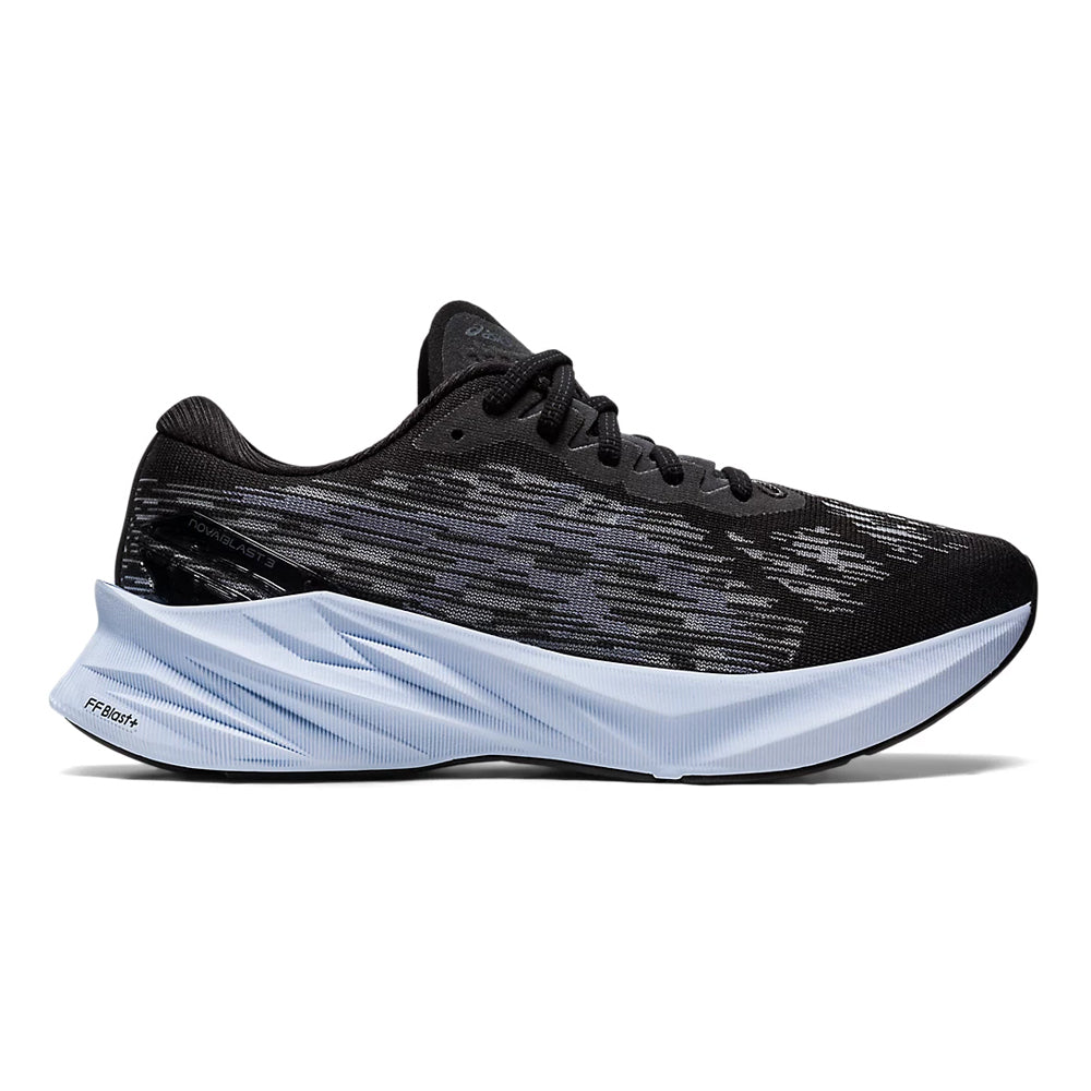 Women's Asics Novablast 3, Black/Sheet Rock, 6.5 B Medium