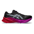 Women's Asics Novablast 3, Black/Soft Sky, 9 B Medium