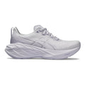 Women's Asics Novablast 4, Lilac Hint/Faded Ash Rock, 9.5 B Medium