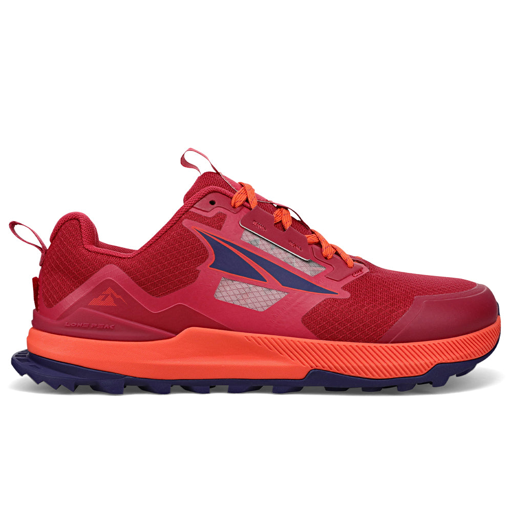 Women's Altra Lone Peak 7, Dark Red, 9 B Medium
