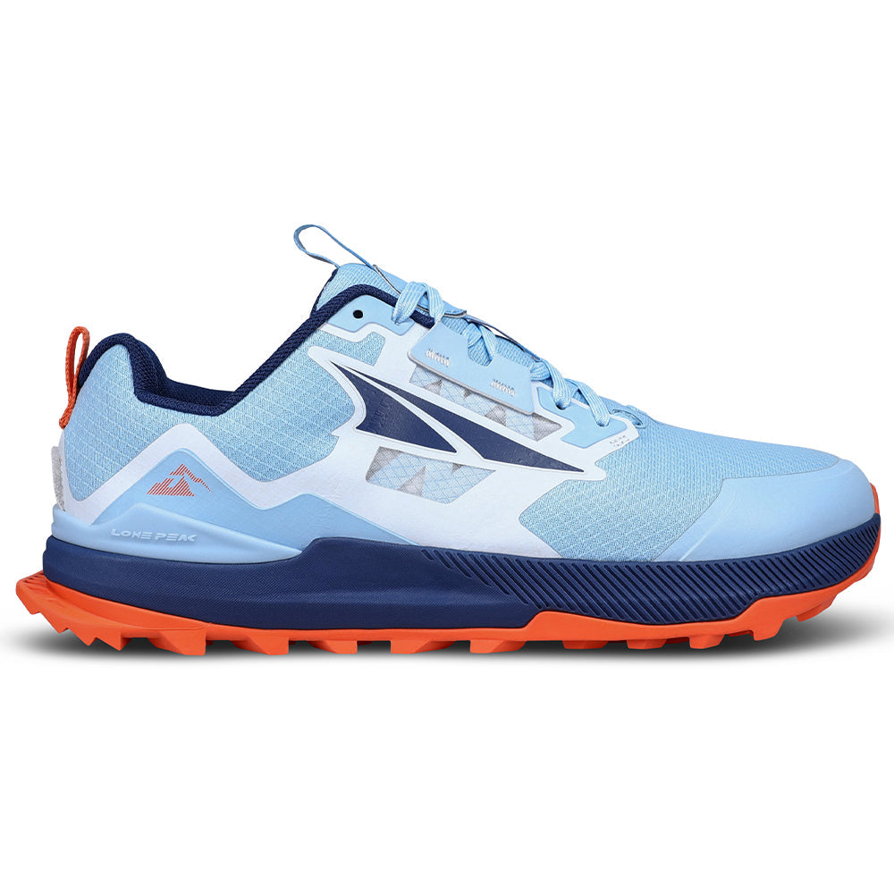 Women's Altra Lone Peak 7, Blue/Orange, 8 B Medium