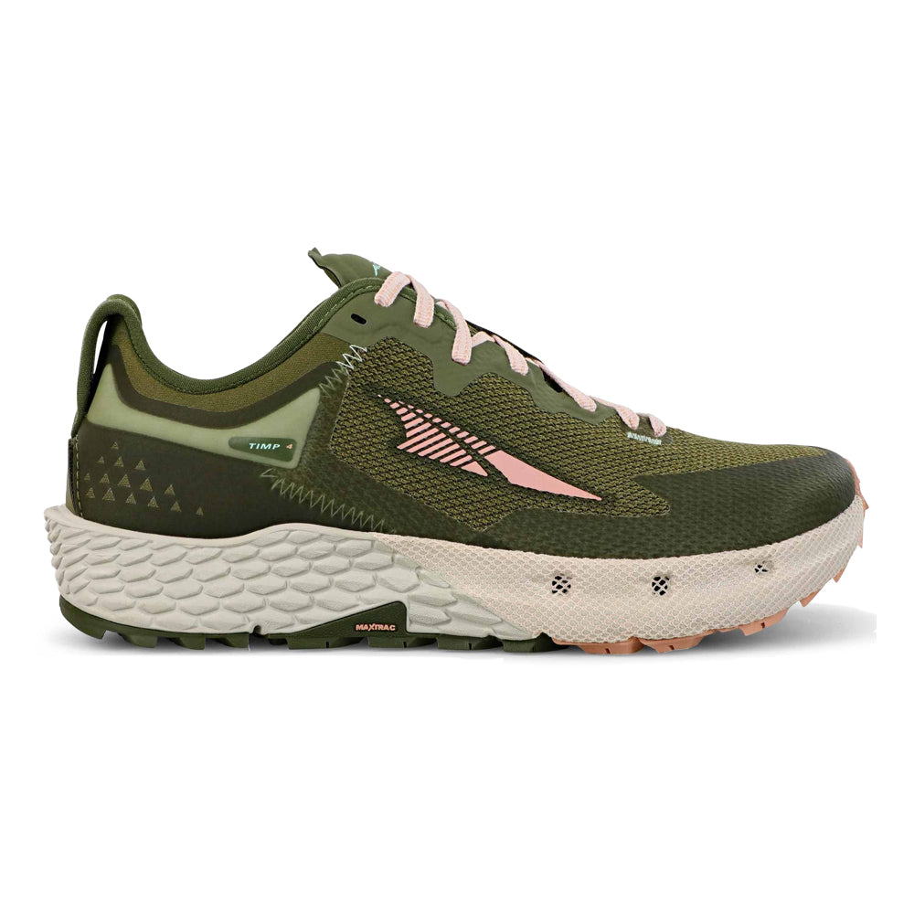 Women's Altra Timp 4, Dusty Olive, 9.5 B Medium