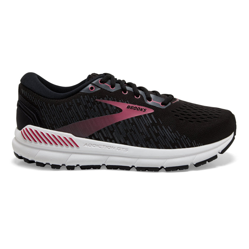 Women's Brooks Addiction GTS 15, Black/Ebony/Mauvewood, 9 B Medium