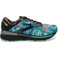 Women's Brooks Adrenaline GTS 22, Black/Yucca/Flamingo Pink, 8.5 B Medium