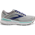 Women's Brooks Adrenaline GTS 22, Alloy/Blue/Green, 10.5 D Wide