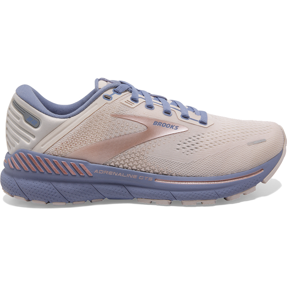 Women's Brooks Adrenaline GTS 22, Lilac/Tempest/Pink, 9 B Medium