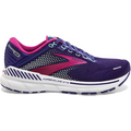 Women's Brooks Adrenaline GTS 22, Navy/Yucca/Pink, 10.5 B Medium
