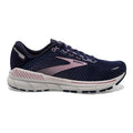 Women's Brooks Adrenaline GTS 22, Peacoat/Cobalt/Mauve, 11 B Medium