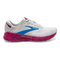 Women's Brooks Adrenaline GTS 22, White/Oyster/Brilliant, 7.5 B Medium