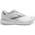 Women's Brooks Adrenaline GTS 22, White/Oyster/Primer Grey, 6.5 B Medium