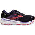 Women's Brooks Adrenaline GTS 22, Black/Purple/Coral, 7.5 B Medium