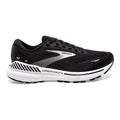 Men's Brooks Adrenaline GTS 23, Black/White/Silver, 13 D Medium