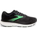 Women's Brooks Dyad 11, Black/Ebony/Green, 8.5 2E Extra Wide