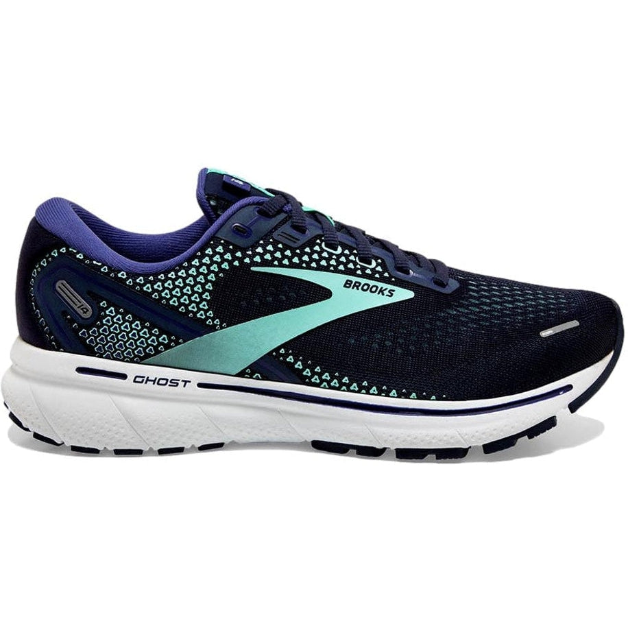 Women's Brooks Ghost 14, Peacoat/Yucca/Navy, 11 2A Narrow