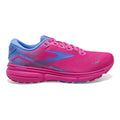Women's Brooks Ghost 15, Pink Glo/Blue/Fuchsia, 10 B Medium