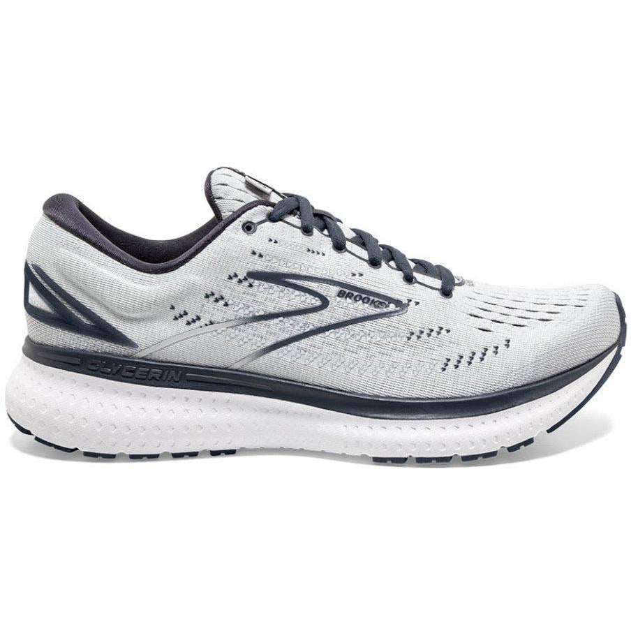 Women's Brooks Glycerin 19, Grey/Ombre/White, 8.5 B Medium