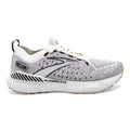 Women's Brooks Glycerin StealthFit GTS 20, White/Black/Cream, 10.5 B Medium