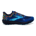 Women's Brooks Launch 9, Blue/Peacoat/Yellow, 10 B Medium