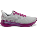 Women's Brooks Levitate GTS 5, Grey/Lavender/Baton Rouge, 6 B Medium
