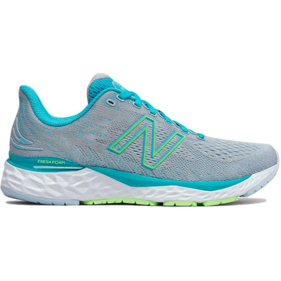 Women's New Balance Fresh Foam 880 v11, Light Cyclone/Virtual Sky, 8 2A Narrow