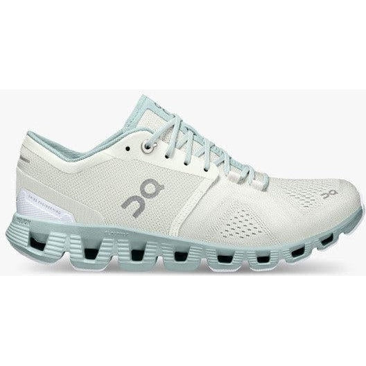 Women's On Cloud X 2, Aloe/Surf, 9 B Medium