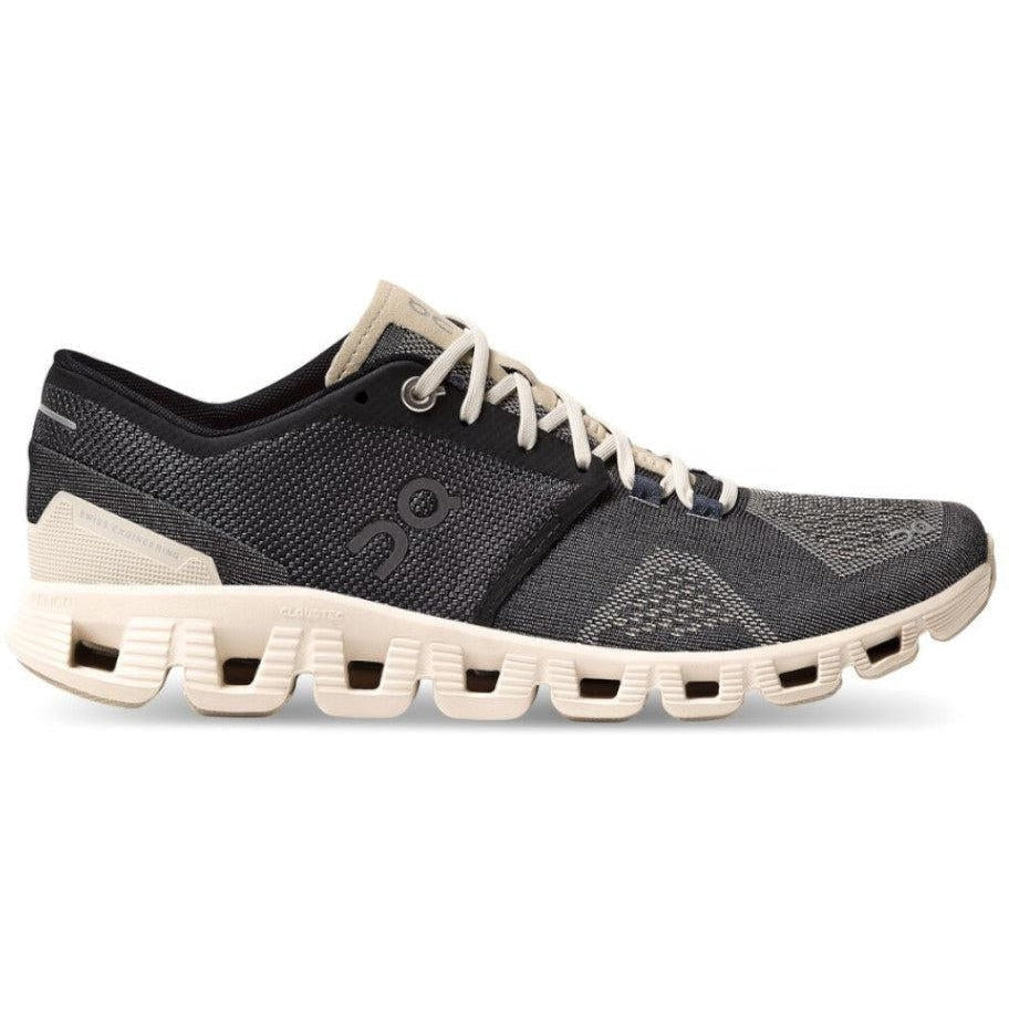 Women's On Cloud X, Black/Pearl, 6.5 B Medium