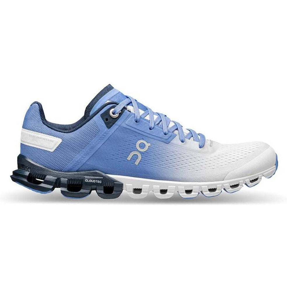 Women's On Cloudflow, Marina/White, 10 B Medium
