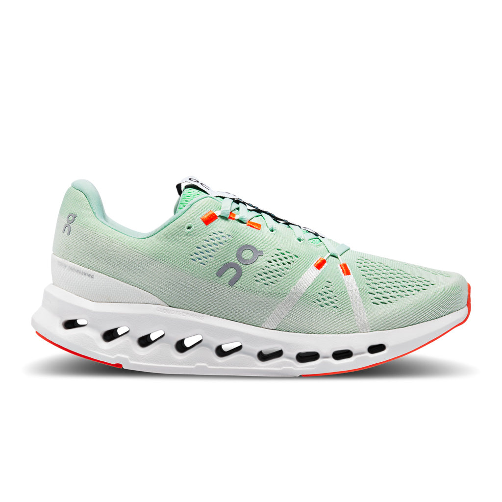 Women's On Cloudsurfer, Creek/White, 6.5 B Medium