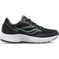 Women's Saucony Cohesion 15, Black/Meadow, 7.5 D Wide