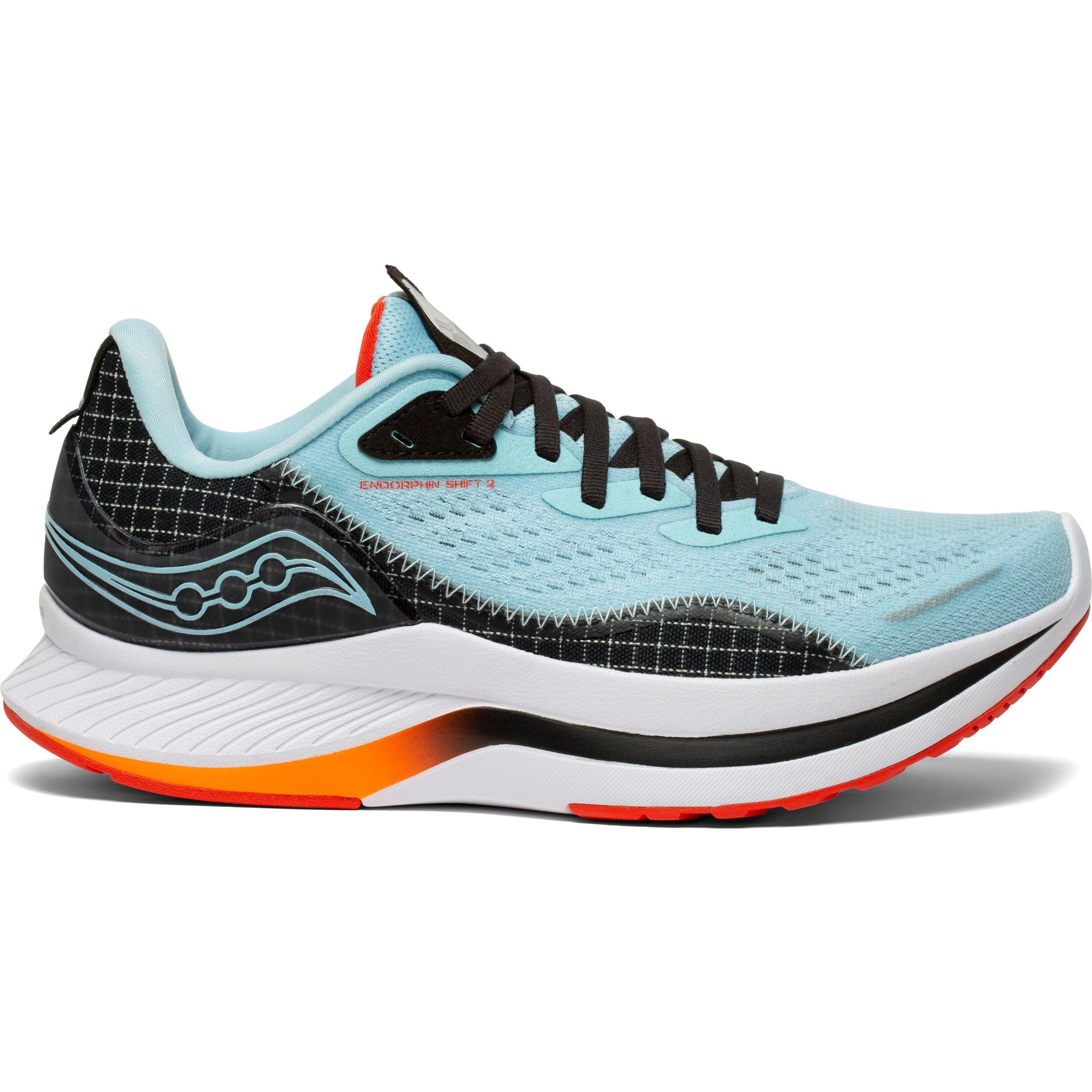 Women's Saucony Endorphin Shift 2, Powder/Scarlet, 10 B Medium
