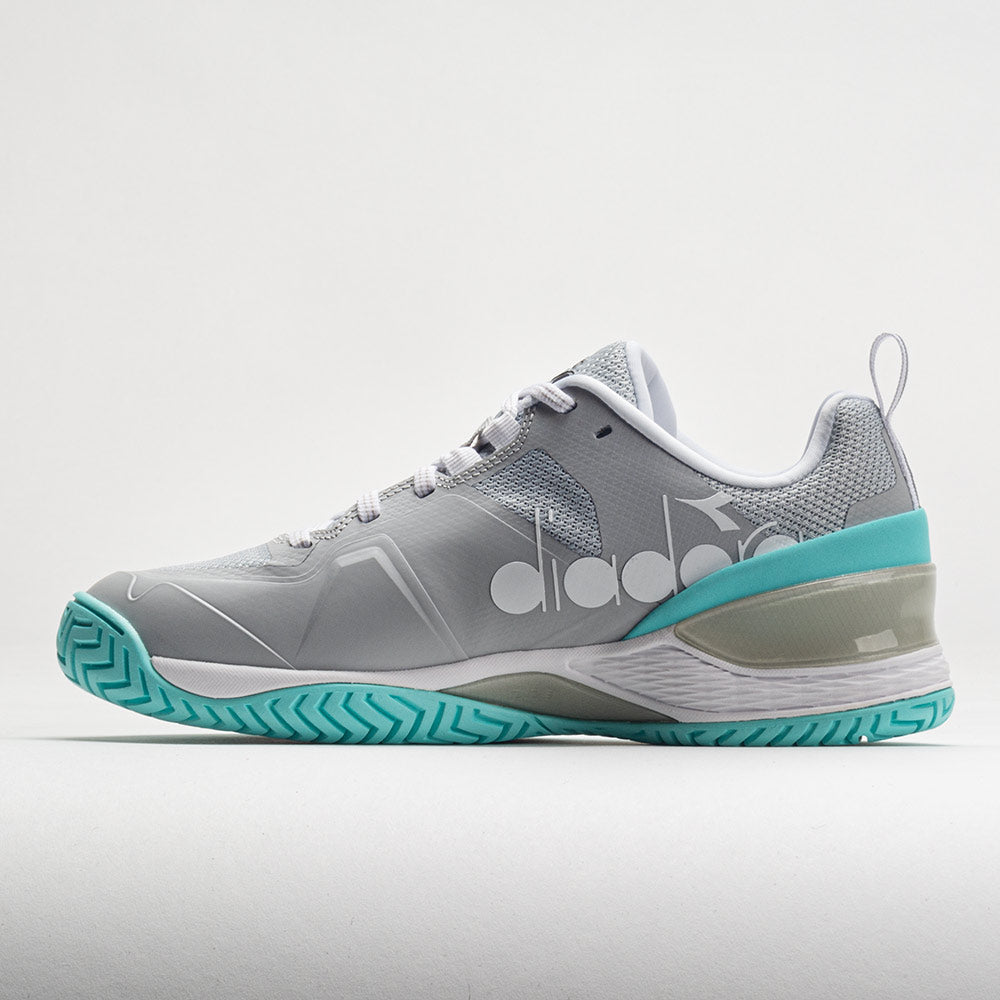 Diadora Blushield Torneo 2 AG Women's  Silver DD/Black/Aruba Blue