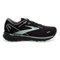 Women's Brooks Ghost 14 GTX, Black/Blackened Pearl/Aquaglass, 9.5 B Medium