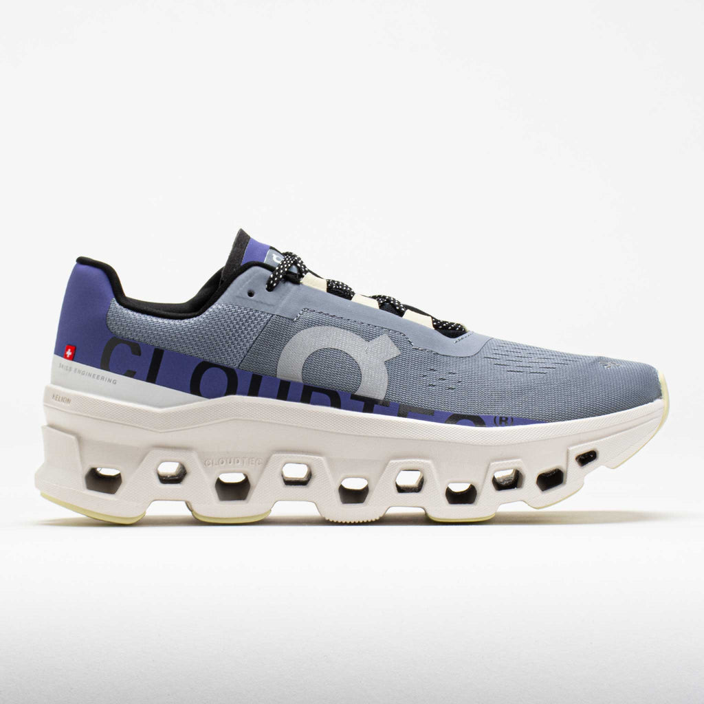 On Cloudmonster Women's  Mist/Blueberry
